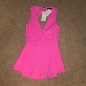 NWT Hot & Delicious Pink Romper